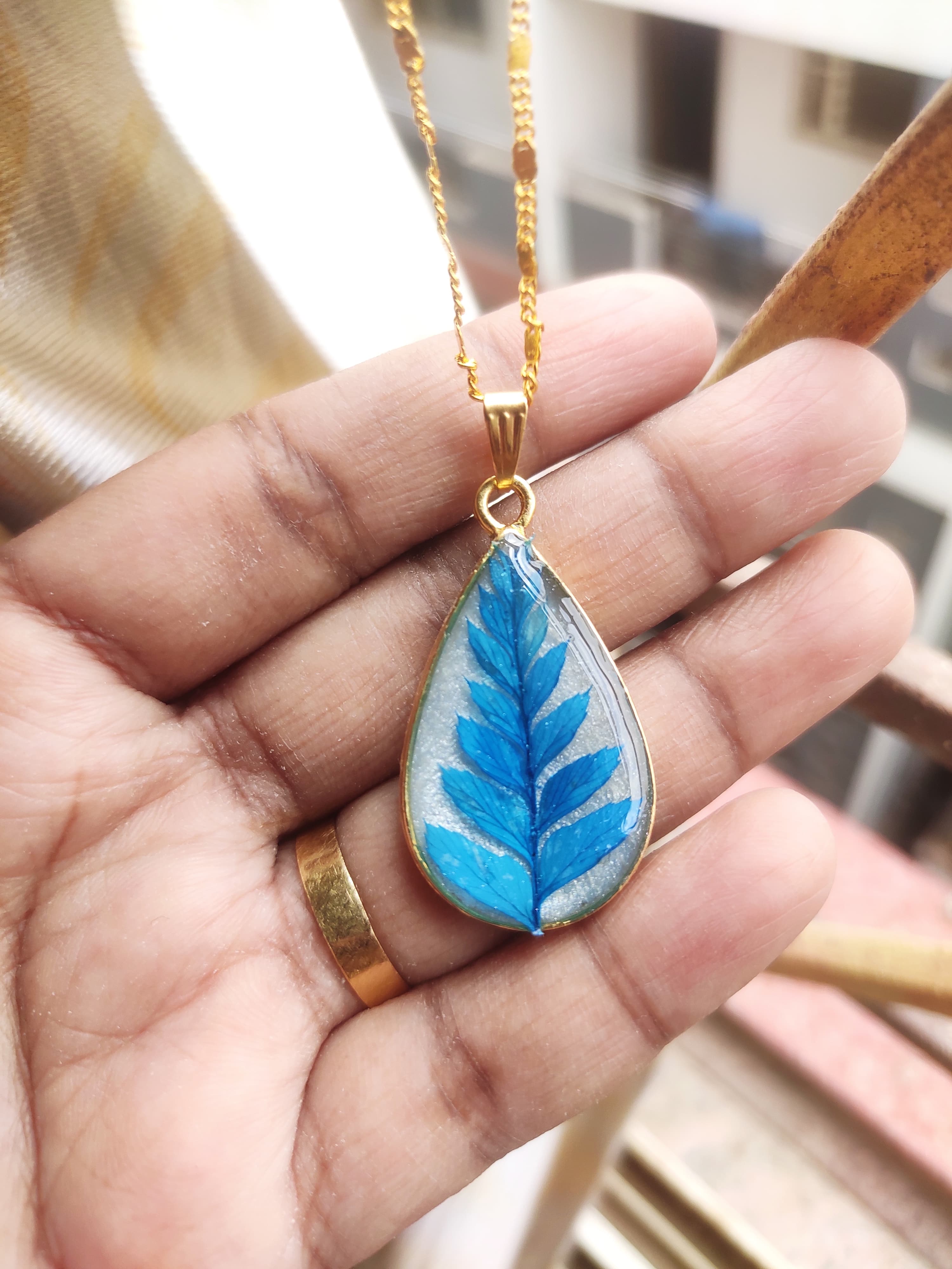 Blue Drop Pendant